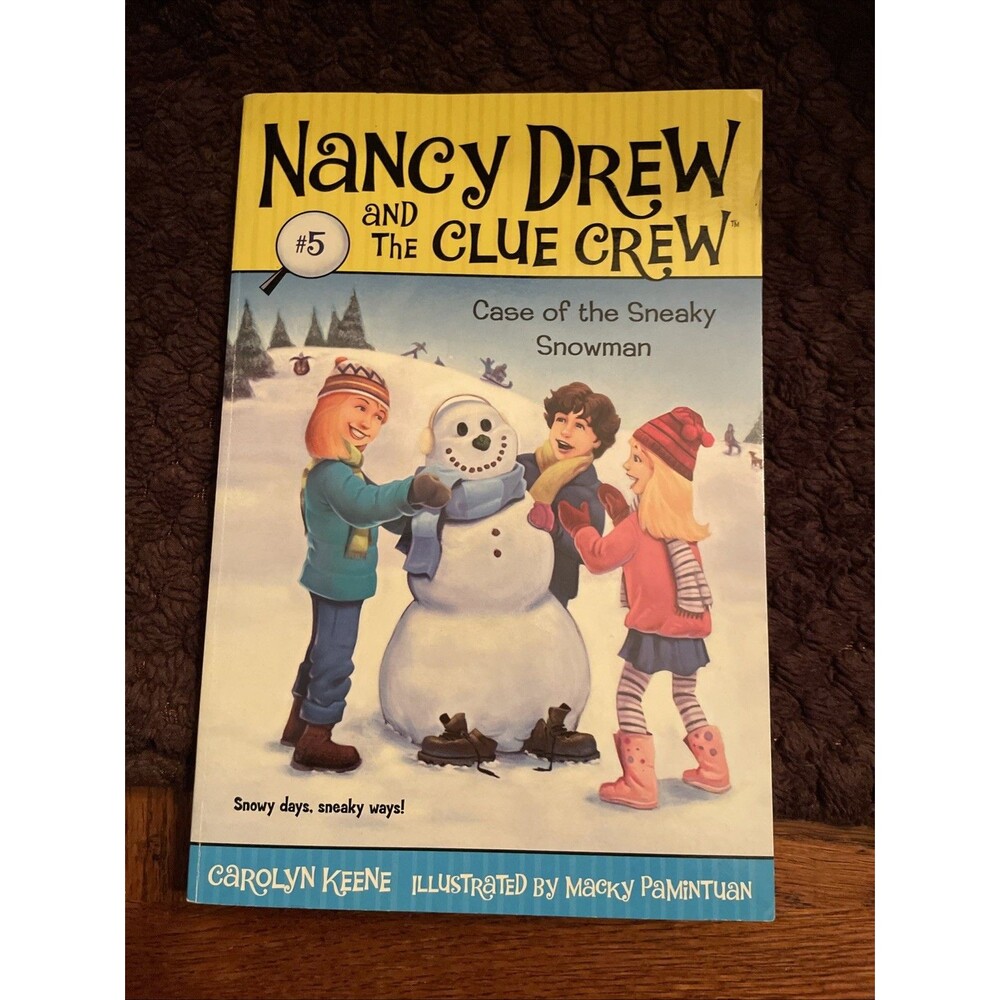 Nancy Drew #5- Case of the Sneaky Snowman C. Keene 2006 Paperback 9781416912545